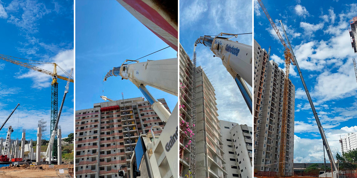 Montagem de Grua